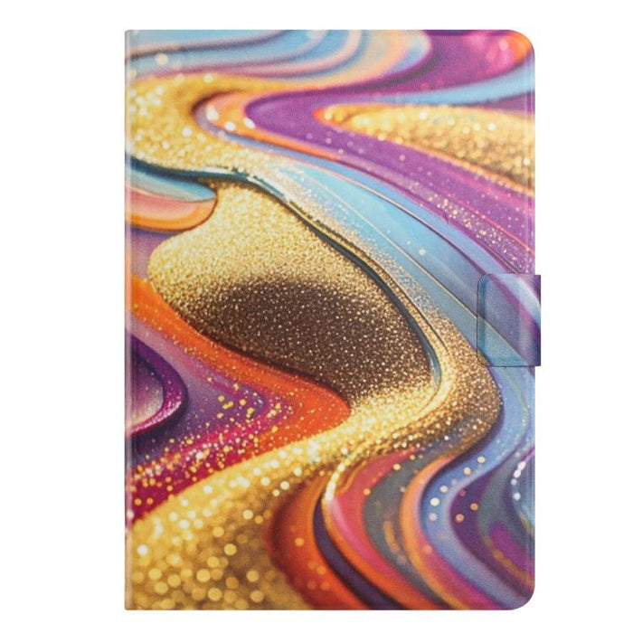 Funda inteligente para tablet de cuero vegano pintado con textura de lichi y voltaje, For Xiaomi Redmi Pad 2 2025