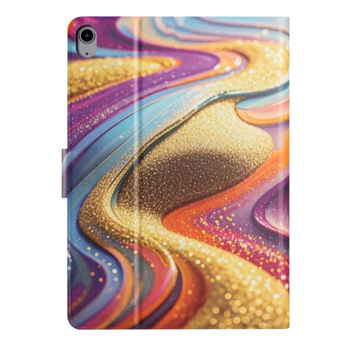 Funda inteligente para tablet de cuero vegano pintado con textura de lichi y voltaje, For Xiaomi Redmi Pad 2 2025