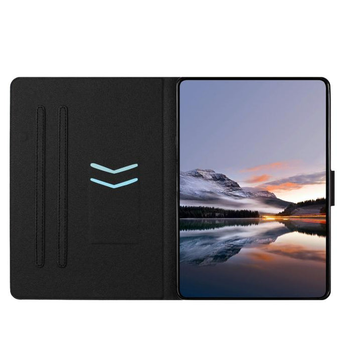 Funda inteligente para tablet de cuero vegano pintado con textura de lichi y voltaje, For Xiaomi Redmi Pad 2 2025