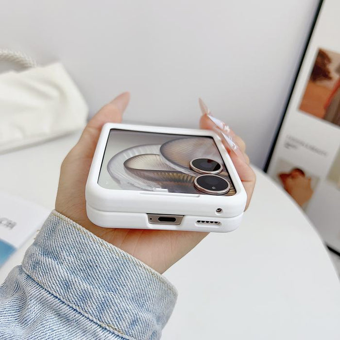Funda para teléfono de PC con doble imán y eje central que se siente al tacto, For Xiaomi Mix Flip 2
