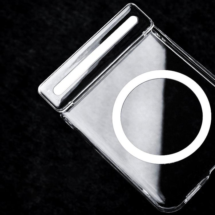 Funda transparente de policarbonato con doble eje MagSafe a prueba de golpes para teléfono, For Xiaomi Mix Flip 2