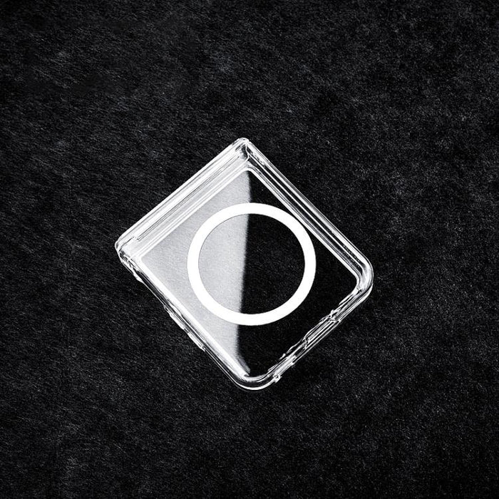 Funda transparente de policarbonato con doble eje MagSafe a prueba de golpes para teléfono, For Xiaomi Mix Flip 2