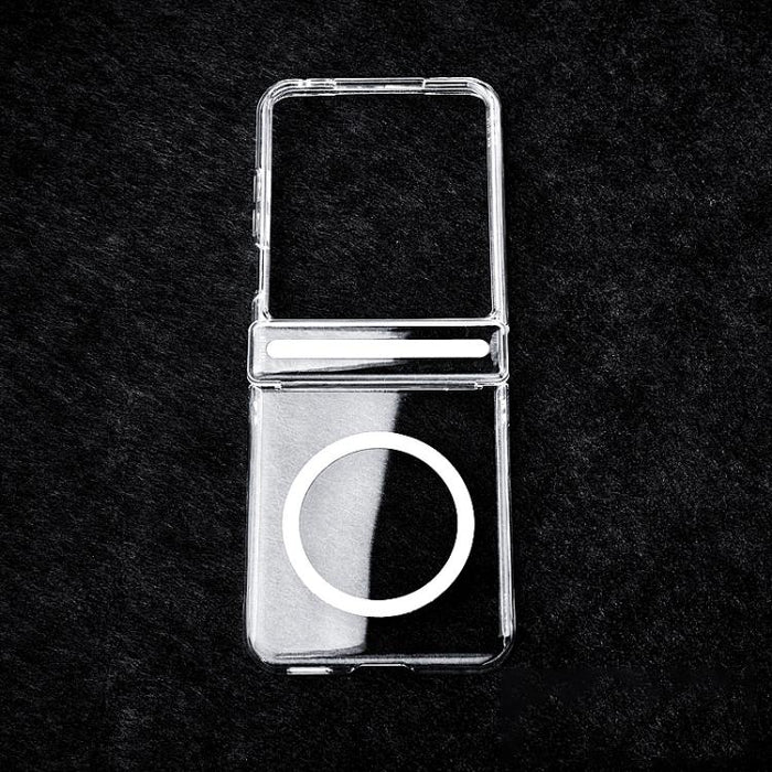 Funda transparente de policarbonato con doble eje MagSafe a prueba de golpes para teléfono, For Xiaomi Mix Flip 2