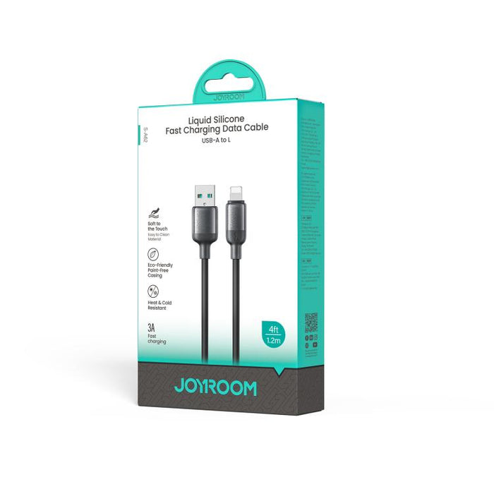 Cable de datos de carga rápida USB-A a 8 pines JOYROOM S-A62 Lively Series 3A, longitud: 1,2 m, USB-A to 8 Pin