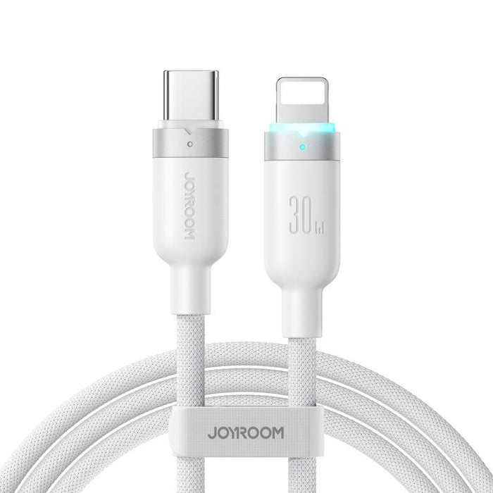 Cable de datos de carga rápida con apagado automático y 1,2 m y 30 W de la serie StarWay de JOYROOM S-A63, Type-C to 8 Pin