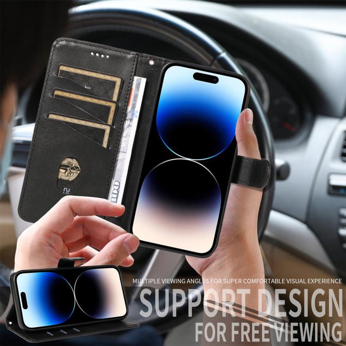 Funda de cuero para teléfono con costura tipo T, For Redmi Turbo 5 Max 5G, For Redmi Turbo 5 5G / Poco X8 Pro 5G