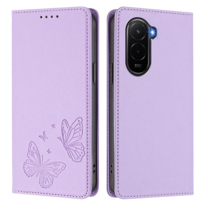 Funda para teléfono de cuero vegano con fuerte imán doble en forma de mariposa y protección RFID, For Xiaomi 15T Pro 5G, For Xiaomi 15T 5G, For Xiaomi 15S Pro, For Xiaomi Poco F7 / Redmi Turbo 4 Pro, For Xiaomi Poco F7 Ultra / Redmi K80 Pro            ...