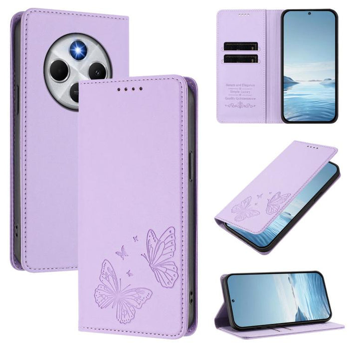 Funda para teléfono de cuero vegano con fuerte imán doble en forma de mariposa y protección RFID, For Xiaomi 15T Pro 5G, For Xiaomi 15T 5G, For Xiaomi 15S Pro, For Xiaomi Poco F7 / Redmi Turbo 4 Pro, For Xiaomi Poco F7 Ultra / Redmi K80 Pro            ...