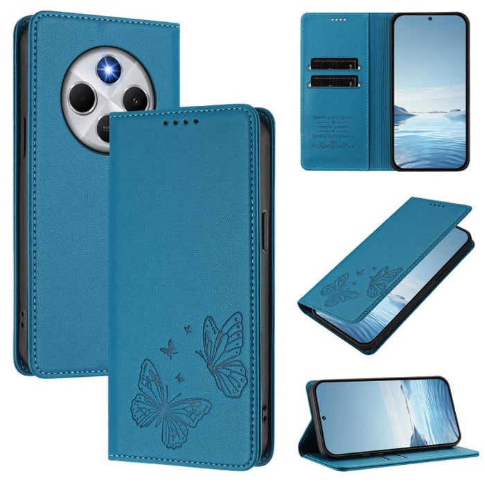 Funda para teléfono de cuero vegano con fuerte imán doble en forma de mariposa y protección RFID, For Xiaomi 15T Pro 5G, For Xiaomi 15T 5G, For Xiaomi 15S Pro, For Xiaomi Poco F7 / Redmi Turbo 4 Pro, For Xiaomi Poco F7 Ultra / Redmi K80 Pro            ...