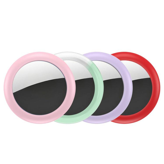 XDcase 4 fundas protectoras de silicona impermeables con pasador, 4PCS (Black White Blue Green), 4PCS (Red Pink Purple Transparent)