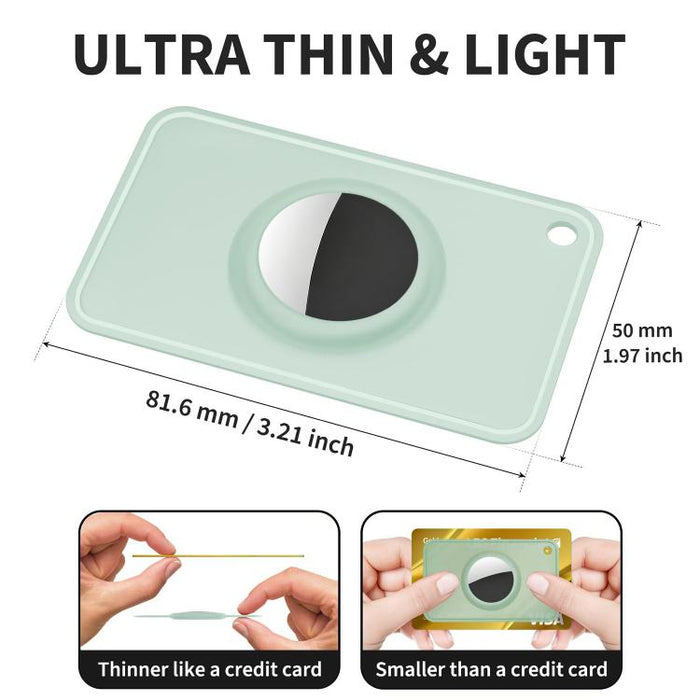 Funda protectora de TPU ultradelgada con diseño de tarjetero de XDcase, For AirTag 2nd Gen / 1st Gen