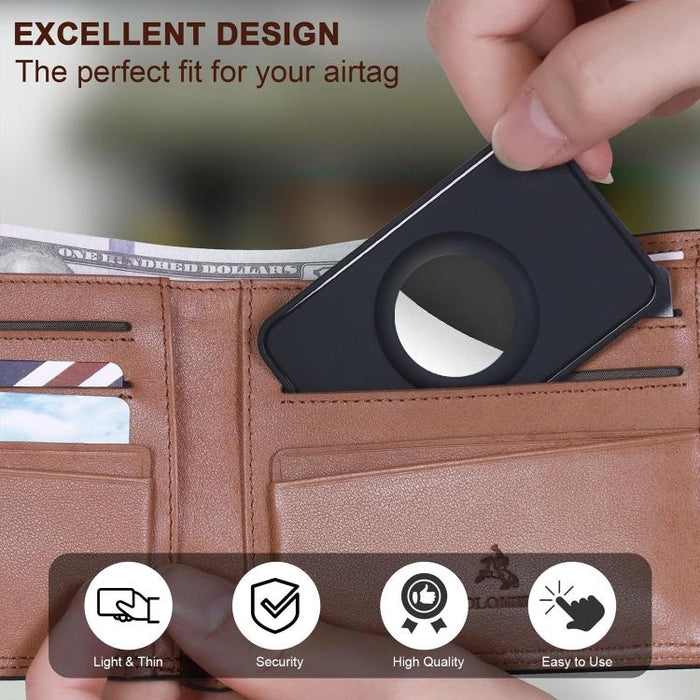 Funda protectora de TPU ultradelgada con diseño de tarjetero de XDcase, For AirTag 2nd Gen / 1st Gen