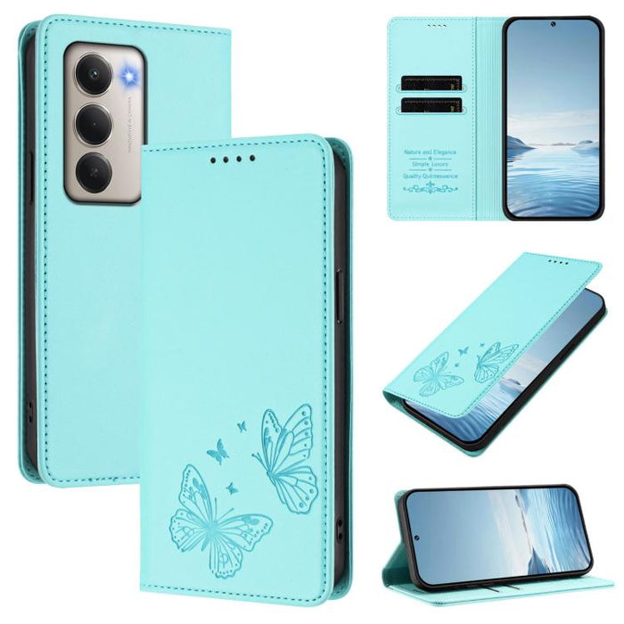 Funda para teléfono de cuero vegano con fuerte imán doble en forma de mariposa y protección RFID, For Redmi 15 5G / 4G EU 171mm, For Redmi 15C 5G / 4G Global 171mm / Poco C85 4G, For Redmi A5 4G 173.3mm, For Redmi A5 4G 171.7mm / Poco C71              ...
