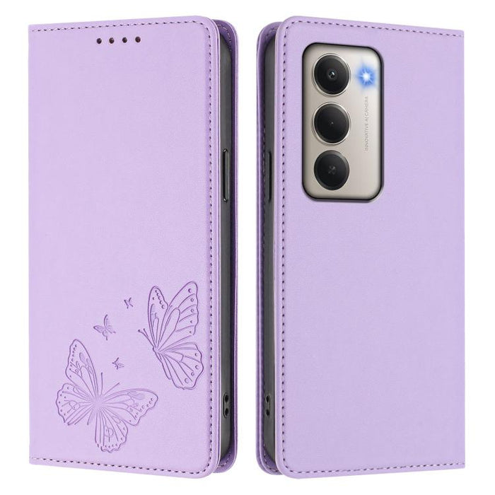 Funda para teléfono de cuero vegano con fuerte imán doble en forma de mariposa y protección RFID, For Redmi 15 5G / 4G EU 171mm, For Redmi 15C 5G / 4G Global 171mm / Poco C85 4G, For Redmi A5 4G 173.3mm, For Redmi A5 4G 171.7mm / Poco C71              ...