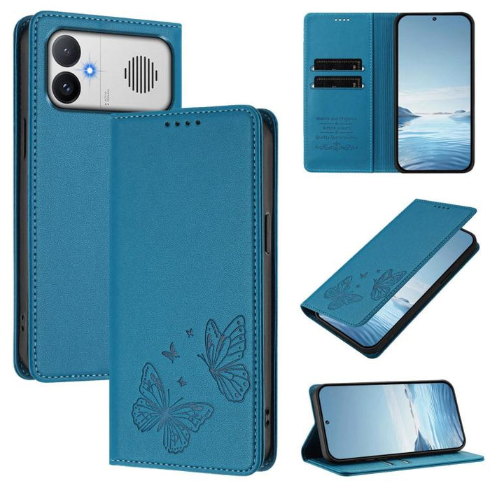 Funda para teléfono de cuero vegano con fuerte imán doble en forma de mariposa y protección RFID, For Redmi A7 Pro 171mm / Poco C85x 5G, For Redmi 15a 5G, For Redmi Turbo 5 Max 5G / Poco X8 Pro Max 5G, For Redmi Note 15 Pro+ 5G 163.3mm / Poco M8 Pro 5G...