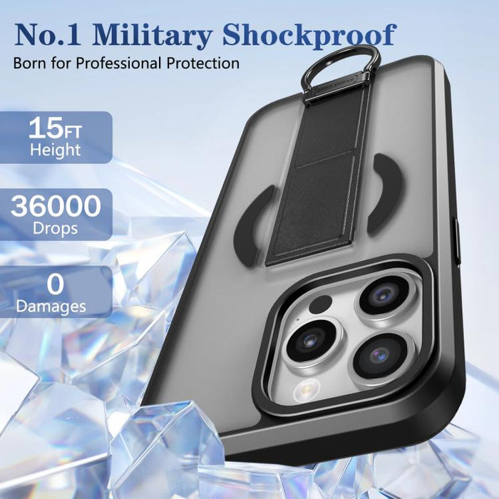 Funda magnética a prueba de golpes con soporte de anilla en D, respetuosa con la piel, For iPhone 14 Pro Max, For iPhone 13 Pro Max, For iPhone 13 Pro, For iPhone 13