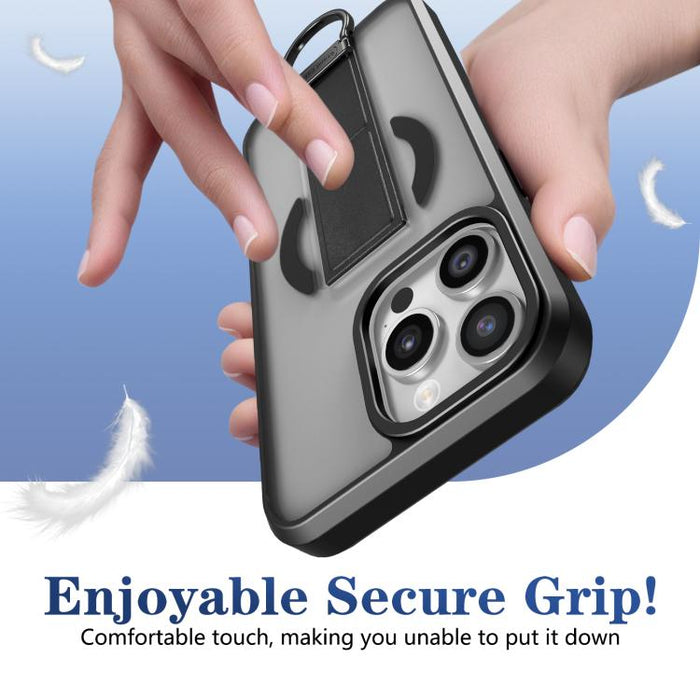Funda magnética a prueba de golpes con soporte de anilla en D, respetuosa con la piel, For iPhone 14 Pro Max, For iPhone 13 Pro Max, For iPhone 13 Pro, For iPhone 13