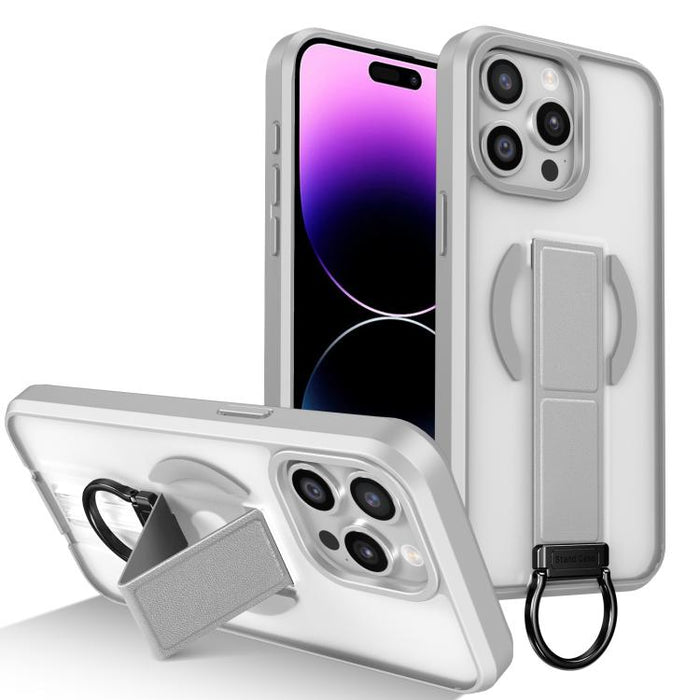 Funda magnética a prueba de golpes con soporte de anilla en D, respetuosa con la piel, For iPhone 14 Pro Max, For iPhone 13 Pro Max, For iPhone 13 Pro, For iPhone 13