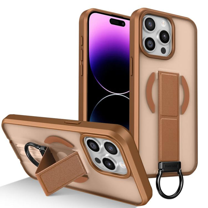 Funda magnética a prueba de golpes con soporte de anilla en D, respetuosa con la piel, For iPhone 14 Pro Max, For iPhone 13 Pro Max, For iPhone 13 Pro, For iPhone 13