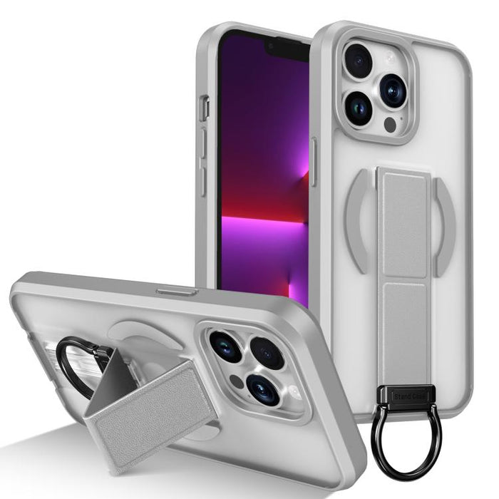 Funda magnética a prueba de golpes con soporte de anilla en D, respetuosa con la piel, For iPhone 14 Pro Max, For iPhone 13 Pro Max, For iPhone 13 Pro, For iPhone 13