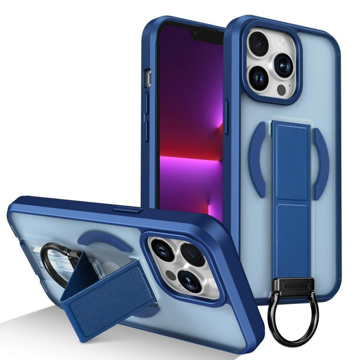 Funda magnética a prueba de golpes con soporte de anilla en D, respetuosa con la piel, For iPhone 14 Pro Max, For iPhone 13 Pro Max, For iPhone 13 Pro, For iPhone 13