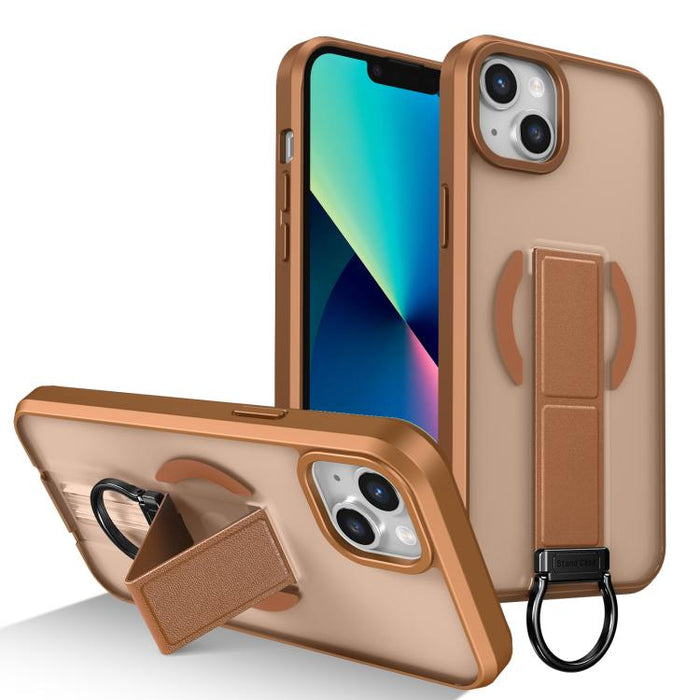 Funda magnética a prueba de golpes con soporte de anilla en D, respetuosa con la piel, For iPhone 14 Pro Max, For iPhone 13 Pro Max, For iPhone 13 Pro, For iPhone 13