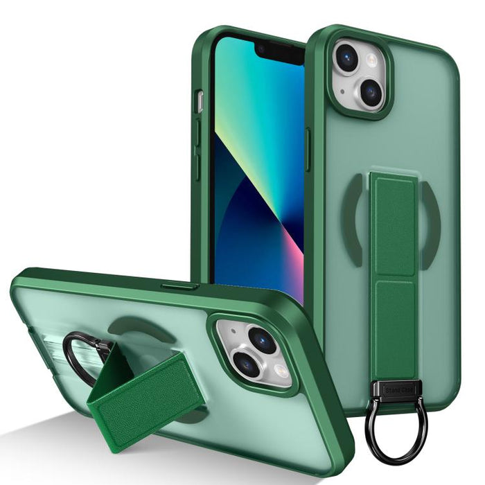 Funda magnética a prueba de golpes con soporte de anilla en D, respetuosa con la piel, For iPhone 14 Pro Max, For iPhone 13 Pro Max, For iPhone 13 Pro, For iPhone 13