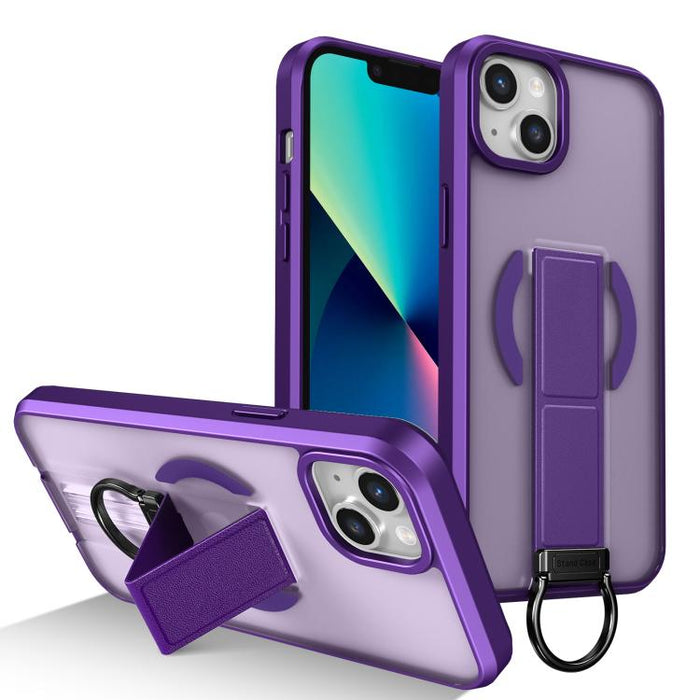 Funda magnética a prueba de golpes con soporte de anilla en D, respetuosa con la piel, For iPhone 14 Pro Max, For iPhone 13 Pro Max, For iPhone 13 Pro, For iPhone 13