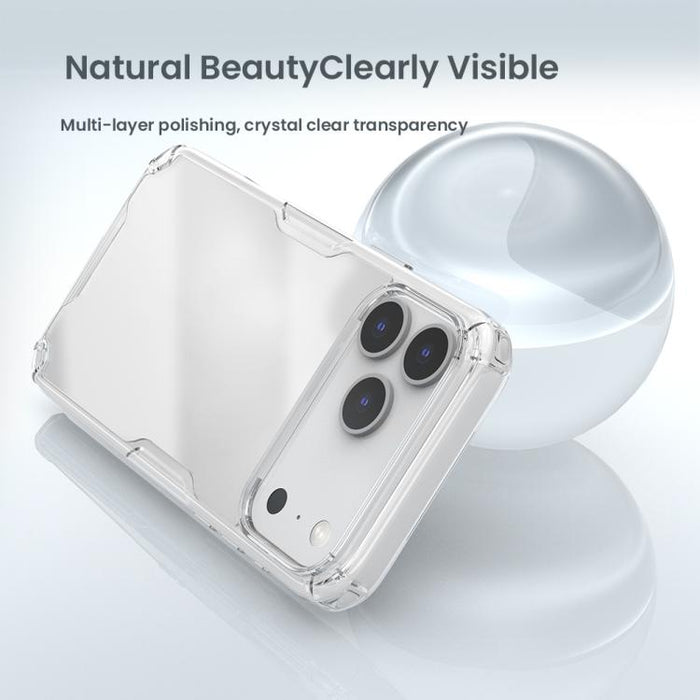 Funda para teléfono NILLKIN Ultra Transparente de PC + TPU, For iPhone 17 Pro Max, For iPhone 17 Pro, For iPhone 17, For iPhone Air