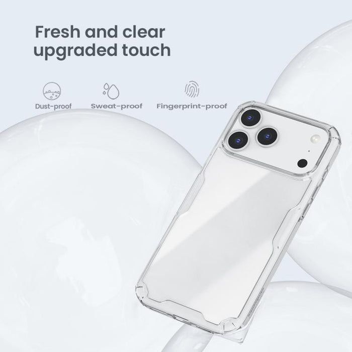 Funda para teléfono NILLKIN Ultra Transparente de PC + TPU, For iPhone 17 Pro Max, For iPhone 17 Pro, For iPhone 17, For iPhone Air