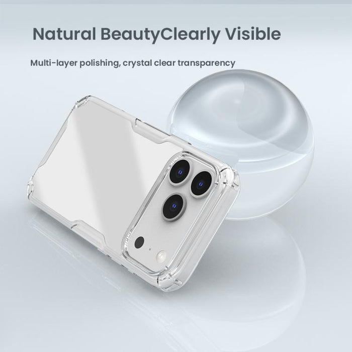 Funda para teléfono NILLKIN Ultra Transparente de PC + TPU, For iPhone 17 Pro Max, For iPhone 17 Pro, For iPhone 17, For iPhone Air