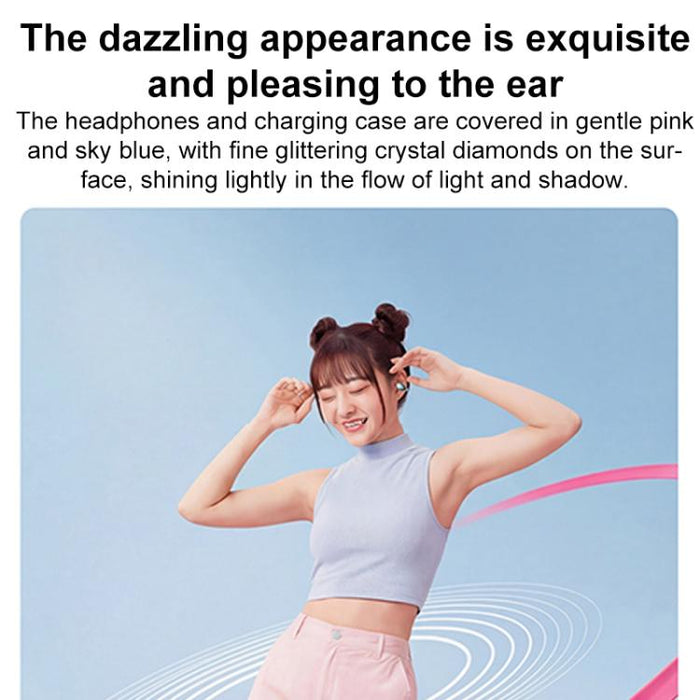 Auriculares Bluetooth D MOOSTER D101 OWS con diseño de clip para la oreja y cancelación de ruido