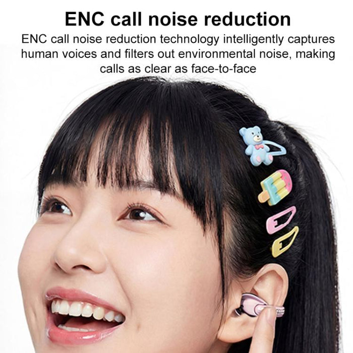 Auriculares Bluetooth D MOOSTER D101 OWS con diseño de clip para la oreja y cancelación de ruido