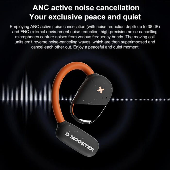 Auriculares inalámbricos Bluetooth con clip D MOOSTER D71 Warm Light OWS