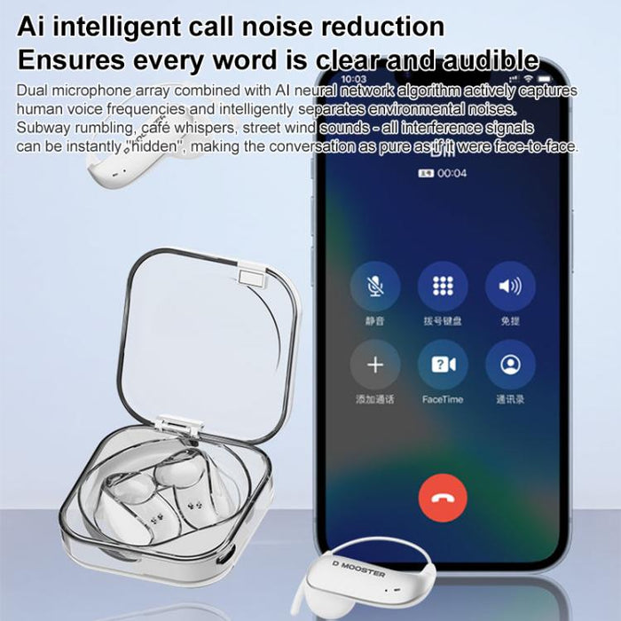 Auriculares inalámbricos Bluetooth magnéticos ligeros D MOOSTER D78