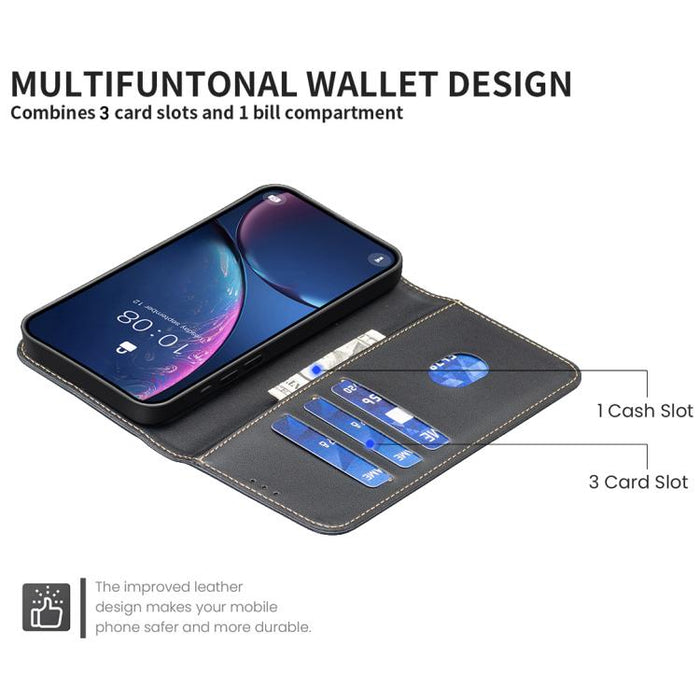 Funda de cuero para teléfono con cierre magnético, For Redmi Tubo 5 Max / Poco X8 Pro Max