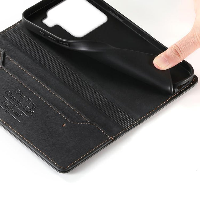 Funda para teléfono Dierfeng de cuero vegano con cierre magnético y protección RFID., For Xiaomi 15, For Xiaomi 14T Pro, For Xiaomi 14T, For Xiaomi Poco F6 / Redmi Turbo 3