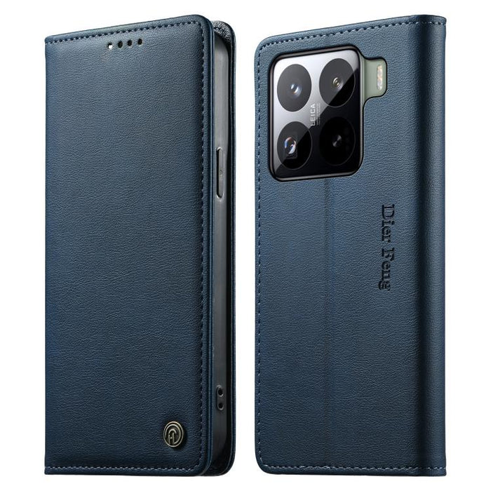 Funda para teléfono Dierfeng de cuero vegano con cierre magnético y protección RFID., For Xiaomi 17 Max 5G, For Xiaomi 17T Pro 5G, For Xiaomi 17T 5G, For Xiaomi Poco X8 Pro 5G / Redmi Turbo 5 5G, For Xiaomi 17 Ultra, For Xiaomi 17 Pro Max              ...