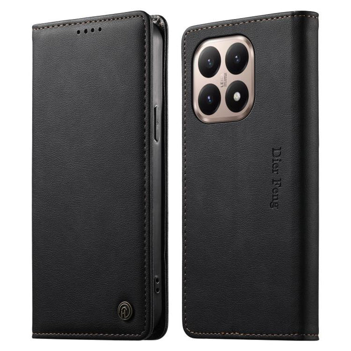 Funda para teléfono Dierfeng de cuero vegano con cierre magnético y protección RFID., For Xiaomi 17 Max 5G, For Xiaomi 17T Pro 5G, For Xiaomi 17T 5G, For Xiaomi Poco X8 Pro 5G / Redmi Turbo 5 5G, For Xiaomi 17 Ultra, For Xiaomi 17 Pro Max              ...