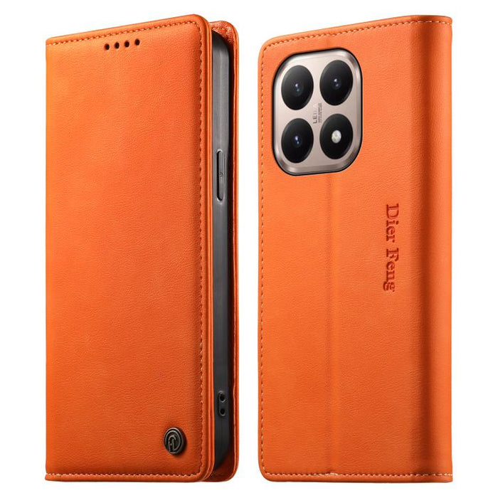 Funda para teléfono Dierfeng de cuero vegano con cierre magnético y protección RFID., For Xiaomi 17 Max 5G, For Xiaomi 17T Pro 5G, For Xiaomi 17T 5G, For Xiaomi Poco X8 Pro 5G / Redmi Turbo 5 5G, For Xiaomi 17 Ultra, For Xiaomi 17 Pro Max              ...