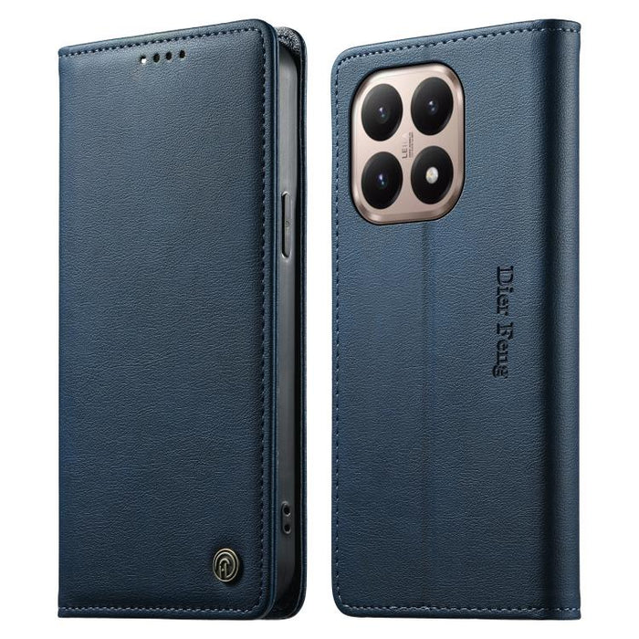 Funda para teléfono Dierfeng de cuero vegano con cierre magnético y protección RFID., For Xiaomi 17 Max 5G, For Xiaomi 17T Pro 5G, For Xiaomi 17T 5G, For Xiaomi Poco X8 Pro 5G / Redmi Turbo 5 5G, For Xiaomi 17 Ultra, For Xiaomi 17 Pro Max              ...