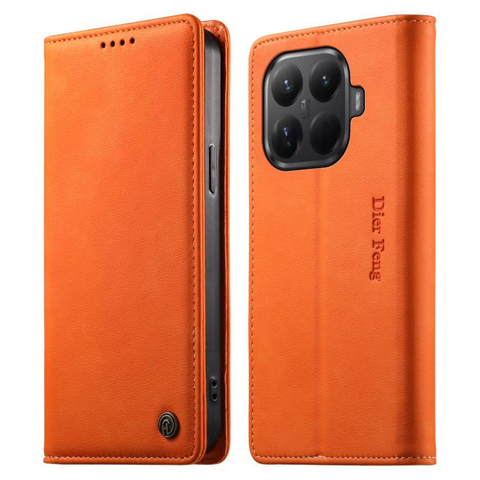 Funda para teléfono Dierfeng de cuero vegano con cierre magnético y protección RFID., For Xiaomi 17 Max 5G, For Xiaomi 17T Pro 5G, For Xiaomi 17T 5G, For Xiaomi Poco X8 Pro 5G / Redmi Turbo 5 5G, For Xiaomi 17 Ultra, For Xiaomi 17 Pro Max              ...