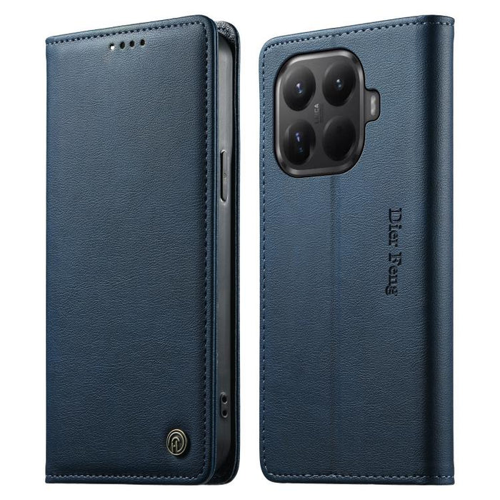 Funda para teléfono Dierfeng de cuero vegano con cierre magnético y protección RFID., For Xiaomi 17 Max 5G, For Xiaomi 17T Pro 5G, For Xiaomi 17T 5G, For Xiaomi Poco X8 Pro 5G / Redmi Turbo 5 5G, For Xiaomi 17 Ultra, For Xiaomi 17 Pro Max              ...