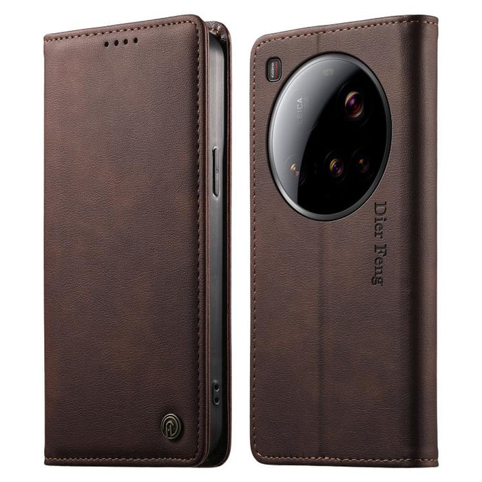 Funda para teléfono Dierfeng de cuero vegano con cierre magnético y protección RFID., For Xiaomi 17 Max 5G, For Xiaomi 17T Pro 5G, For Xiaomi 17T 5G, For Xiaomi Poco X8 Pro 5G / Redmi Turbo 5 5G, For Xiaomi 17 Ultra, For Xiaomi 17 Pro Max              ...