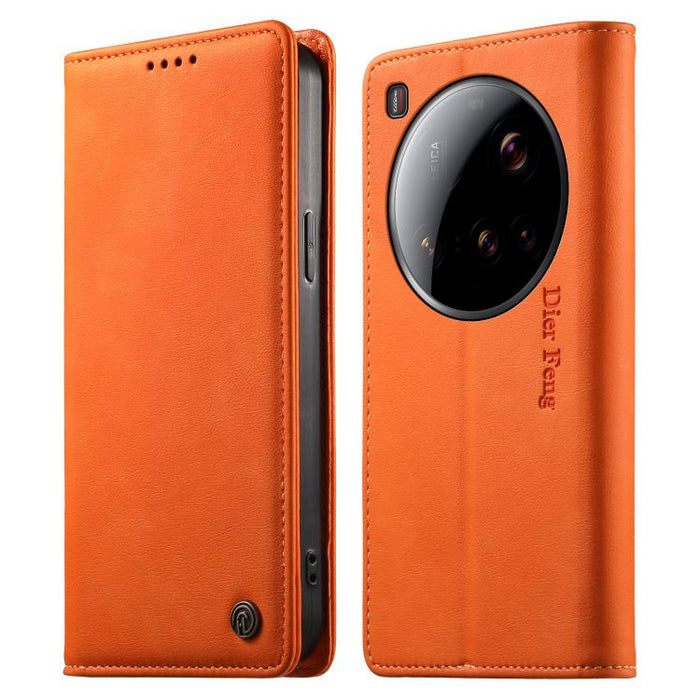 Funda para teléfono Dierfeng de cuero vegano con cierre magnético y protección RFID., For Xiaomi 17 Max 5G, For Xiaomi 17T Pro 5G, For Xiaomi 17T 5G, For Xiaomi Poco X8 Pro 5G / Redmi Turbo 5 5G, For Xiaomi 17 Ultra, For Xiaomi 17 Pro Max              ...