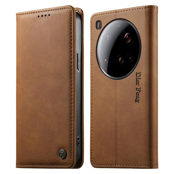 Funda para teléfono Dierfeng de cuero vegano con cierre magnético y protección RFID., For Xiaomi 17 Max 5G, For Xiaomi 17T Pro 5G, For Xiaomi 17T 5G, For Xiaomi Poco X8 Pro 5G / Redmi Turbo 5 5G, For Xiaomi 17 Ultra, For Xiaomi 17 Pro Max              ...