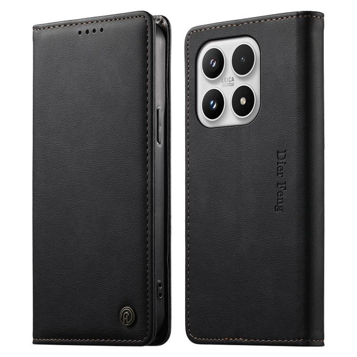 Funda para teléfono Dierfeng de cuero vegano con cierre magnético y protección RFID., For Xiaomi 17 Max 5G, For Xiaomi 17T Pro 5G, For Xiaomi 17T 5G, For Xiaomi Poco X8 Pro 5G / Redmi Turbo 5 5G, For Xiaomi 17 Ultra, For Xiaomi 17 Pro Max              ...