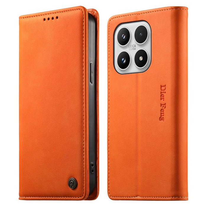 Funda para teléfono Dierfeng de cuero vegano con cierre magnético y protección RFID., For Xiaomi 17 Max 5G, For Xiaomi 17T Pro 5G, For Xiaomi 17T 5G, For Xiaomi Poco X8 Pro 5G / Redmi Turbo 5 5G, For Xiaomi 17 Ultra, For Xiaomi 17 Pro Max              ...