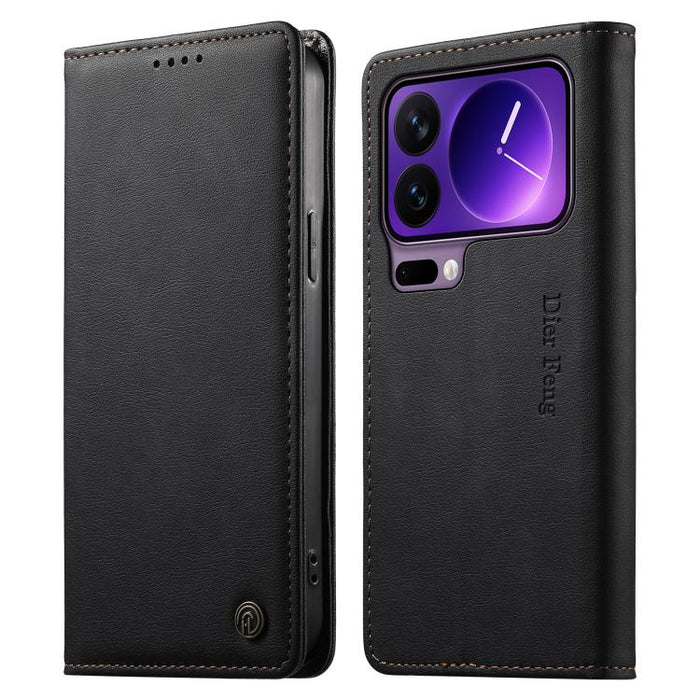 Funda para teléfono Dierfeng de cuero vegano con cierre magnético y protección RFID., For Xiaomi 17 Max 5G, For Xiaomi 17T Pro 5G, For Xiaomi 17T 5G, For Xiaomi Poco X8 Pro 5G / Redmi Turbo 5 5G, For Xiaomi 17 Ultra, For Xiaomi 17 Pro Max              ...