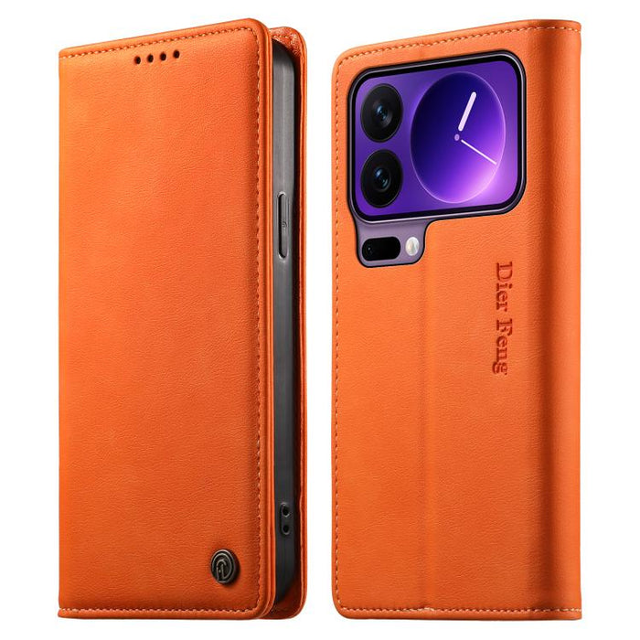 Funda para teléfono Dierfeng de cuero vegano con cierre magnético y protección RFID., For Xiaomi 17 Max 5G, For Xiaomi 17T Pro 5G, For Xiaomi 17T 5G, For Xiaomi Poco X8 Pro 5G / Redmi Turbo 5 5G, For Xiaomi 17 Ultra, For Xiaomi 17 Pro Max              ...